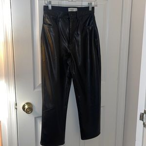 Abercrombie leather pants